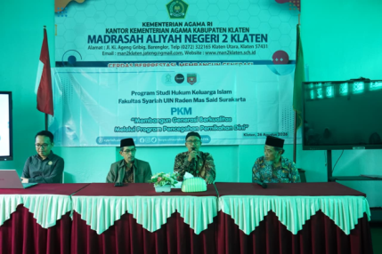 Wujudkan Generasi Berkualitas, Prodi HKI Fakultas Syariah UIN Surakarta Perkuat Edukasi Pencegahan Pernikahan Dini